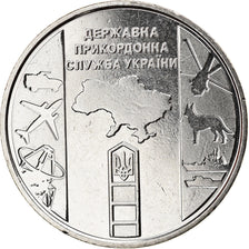 Moneda, Ucrania, Police des frontières, 10 Hryven, 2020, SC, Zinc alloy