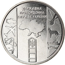Moeda, Ucrânia, Police des frontières, 10 Hryven, 2020, MS(63), Zinc alloy