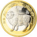Coin, China, Année du Buffle, Buffle, 10 Yüan, 2021, MS(63), Bi-Metallic
