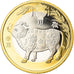 Coin, China, Année du Buffle, Buffle, 10 Yüan, 2021, MS(63), Bi-Metallic