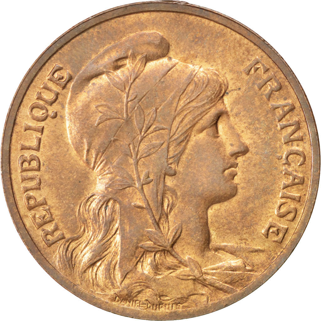 FRANCE, Dupuis, 10 Centimes, 1898, Paris, KM #843, MS(60-62), Bronze, 30,...