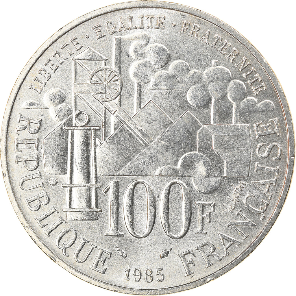Monnaie, France, Germinal, 100 Francs, 1985, SPL, Argent, Gadoury:900, KM:957