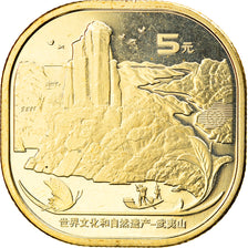 Monnaie, Chine, Monts Wuyi, 5 Yüan, 2020, SPL, Laiton