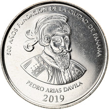 Moneda, Panamá, 500 ans, 1/2 Balboa, 2019, SC, Cobre chapado en acero