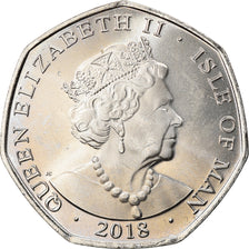 Monnaie, Isle of Man, The Coronation Oath, 50 Pence, 2018, SPL, Cupro-nickel
