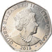 Monnaie, Isle of Man, The Coronation Orb, 50 Pence, 2018, SPL, Cupro-nickel