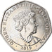 Coin, Isle of Man, ICC Logo, 50 Pence, 2019, MS(63), Cupro-nickel