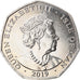 Coin, Isle of Man, Slip Catch, 50 Pence, 2019, MS(63), Cupro-nickel