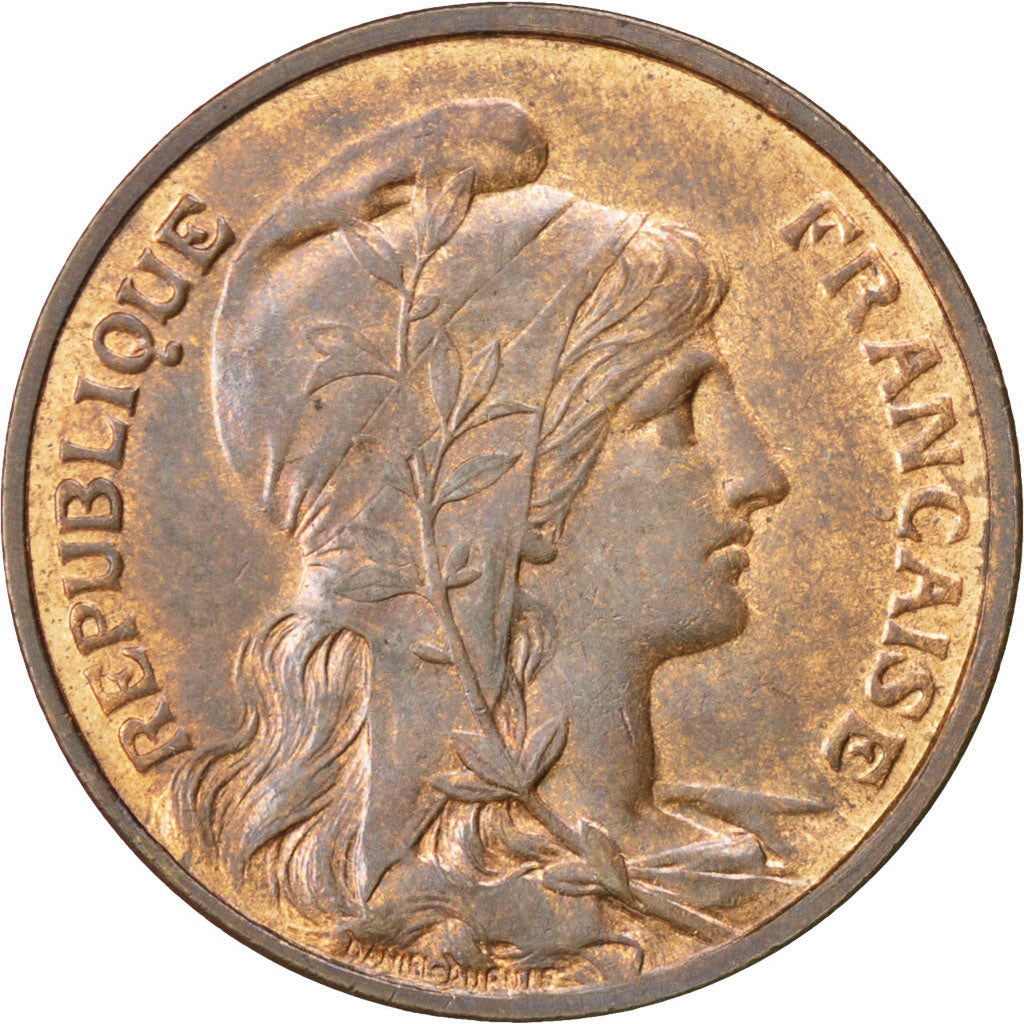 Münze, Frankreich, Dupuis, 10 Centimes, 1899, VZ, Bronze, KM:843, Gadoury:277