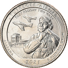 Coin, United States, Tuskegee Airmen, Quarter, 2021, Philadelphia, MS(63)