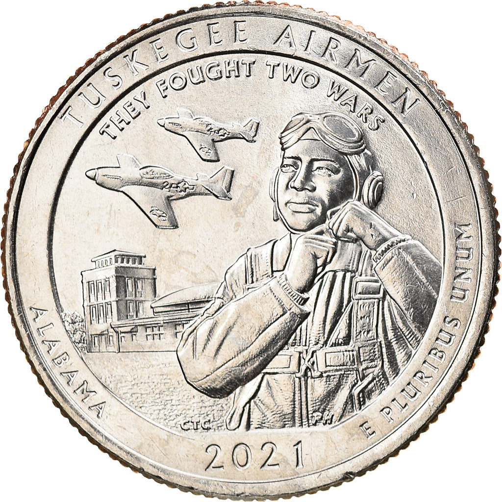 Moneta, Stati Uniti, Tuskegee Airmen, Quarter, 2021, Philadelphia, SPL