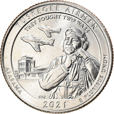 Coin, United States, Tuskegee Airmen, Quarter, 2021, Denver, MS(63)