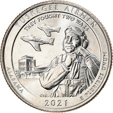 Coin, United States, Tuskegee Airmen, Quarter, 2021, Denver, MS(63)