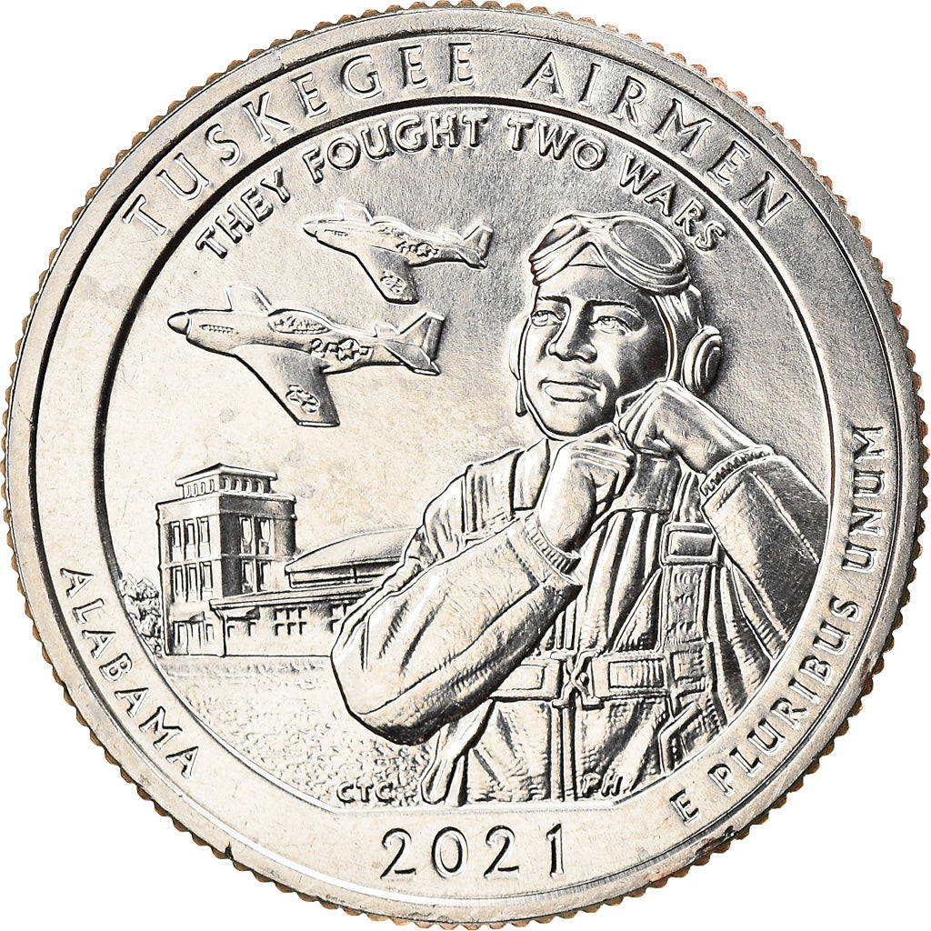Coin, United States, Tuskegee Airmen, Quarter, 2021, San Francisco, MS(63)