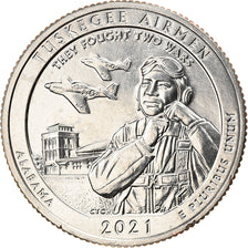 Coin, United States, Tuskegee Airmen, Quarter, 2021, San Francisco, MS(63)
