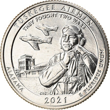 Coin, United States, Tuskegee Airmen, Quarter, 2021, San Francisco, MS(63)