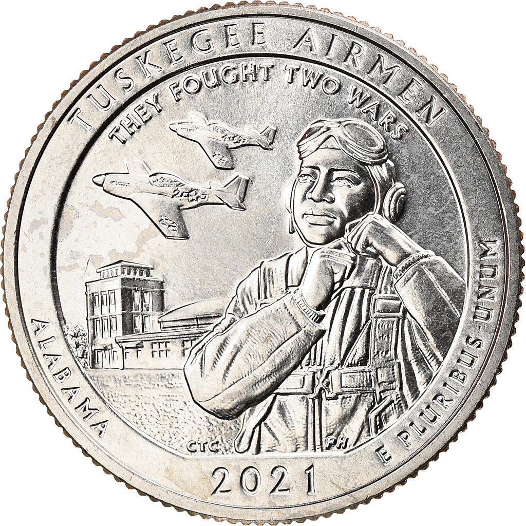 Moneta, Stati Uniti, Tuskegee Airmen, Quarter, 2021, San Francisco, SPL