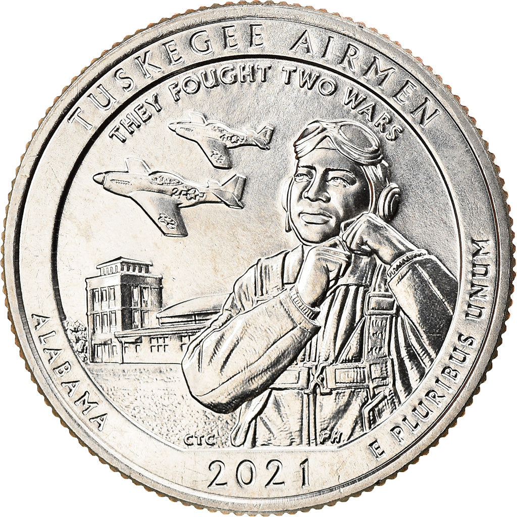 Moneta, Stati Uniti, Tuskegee Airmen, Quarter, 2021, San Francisco, SPL