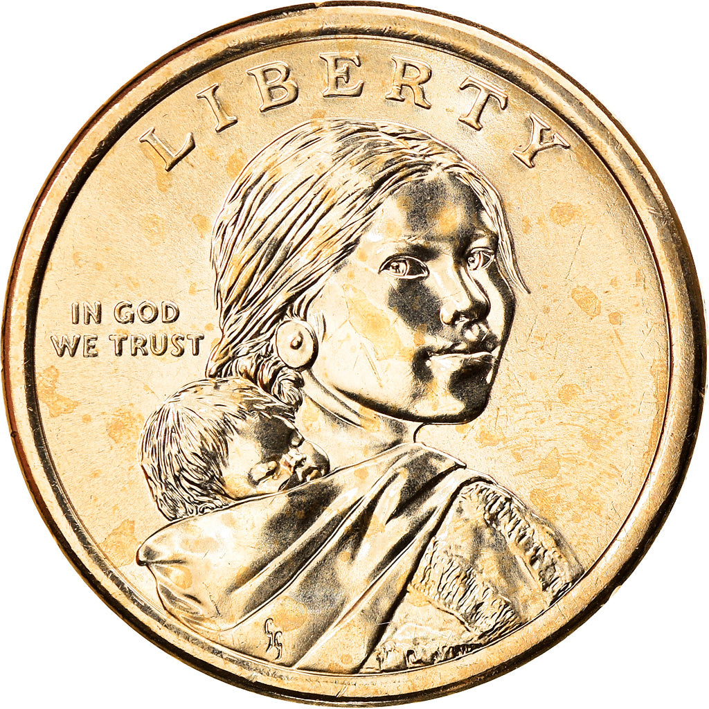 Coin, United States, Dollar, 2021, Denver, MS(63), Brass manganese