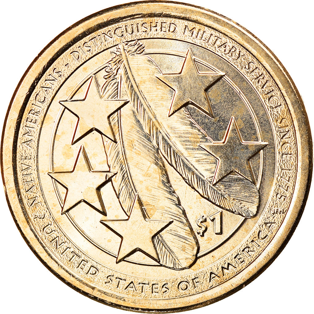 Coin, United States, Dollar, 2021, Denver, MS(63), Brass manganese