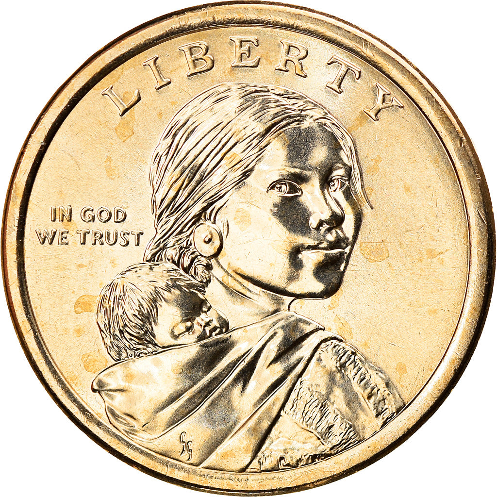 Coin, United States, Dollar, 2021, Denver, MS(63), Brass manganese