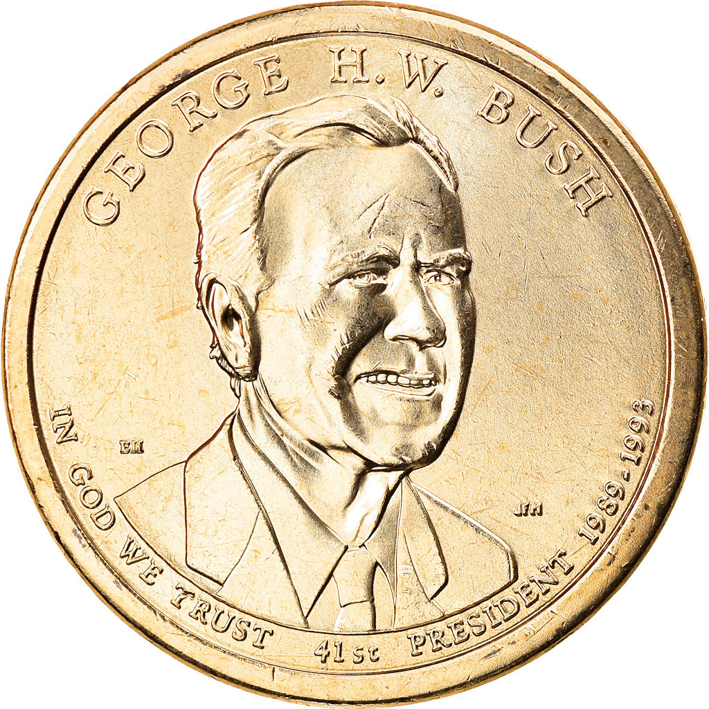 Coin, United States, George H. W. Bush, Dollar, 2020, Philadelphia, MS(63)