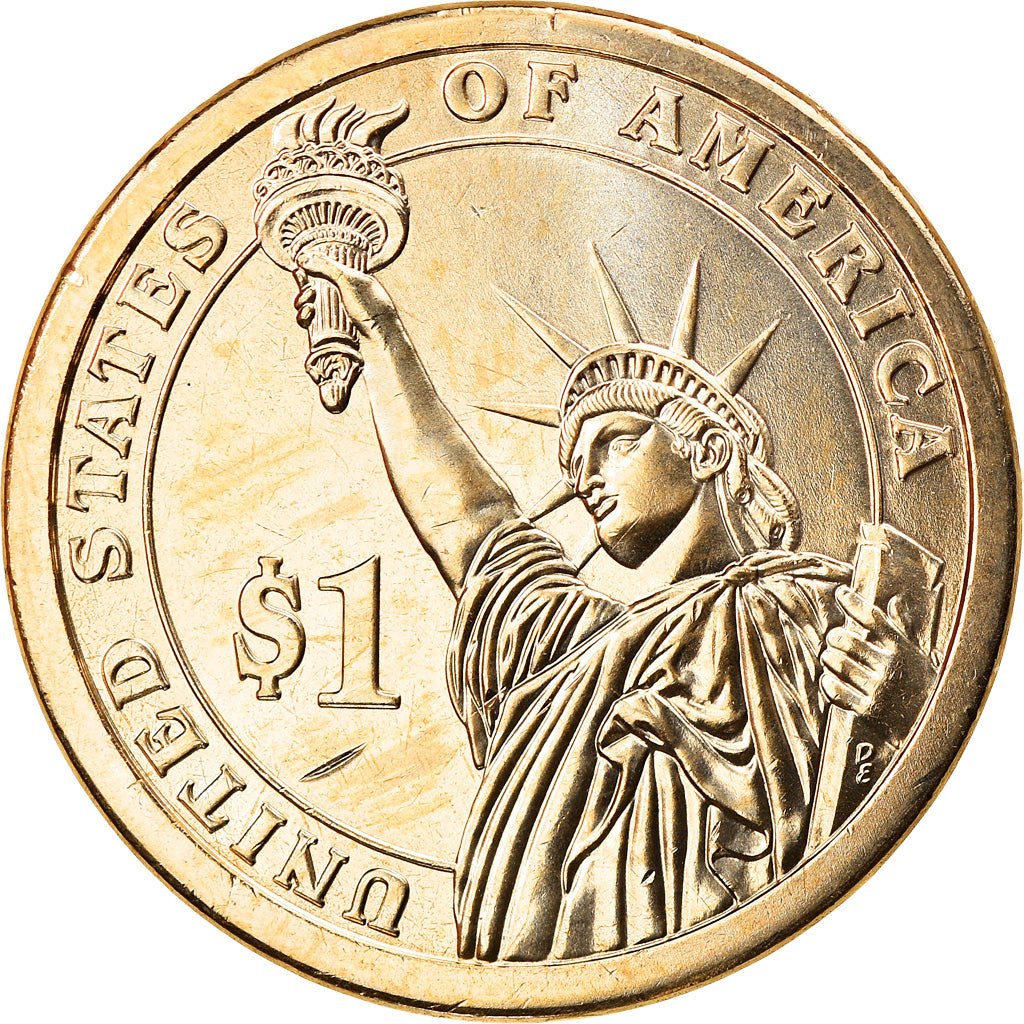 Moneda, Estados Unidos, George H. W. Bush, Dollar, 2020, Philadelphia, SC, Brass