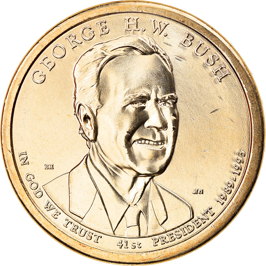 Coin, United States, George H. W. Bush, Dollar, 2020, Philadelphia, MS(63)