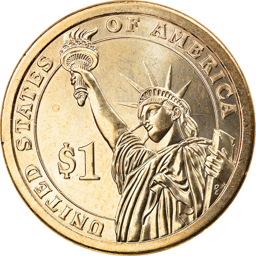 Monnaie, États-Unis, George H. W. Bush, Dollar, 2020, Philadelphie, SPL, Brass