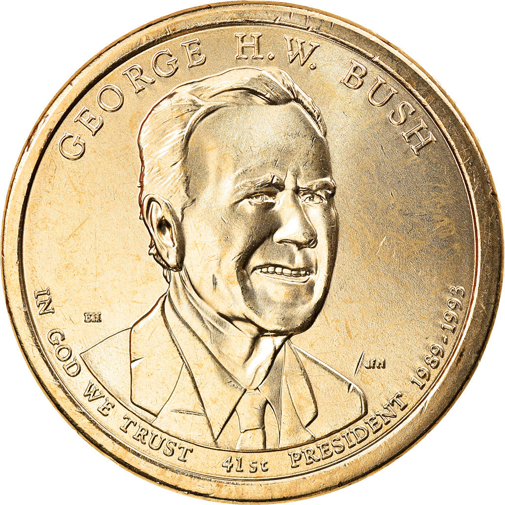 Coin, United States, George H. W. Bush, Dollar, 2020, Philadelphia, MS(63)