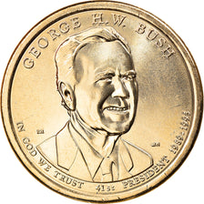 Moneta, Stati Uniti, George H. W. Bush, Dollar, 2020, Denver, SPL, Brass
