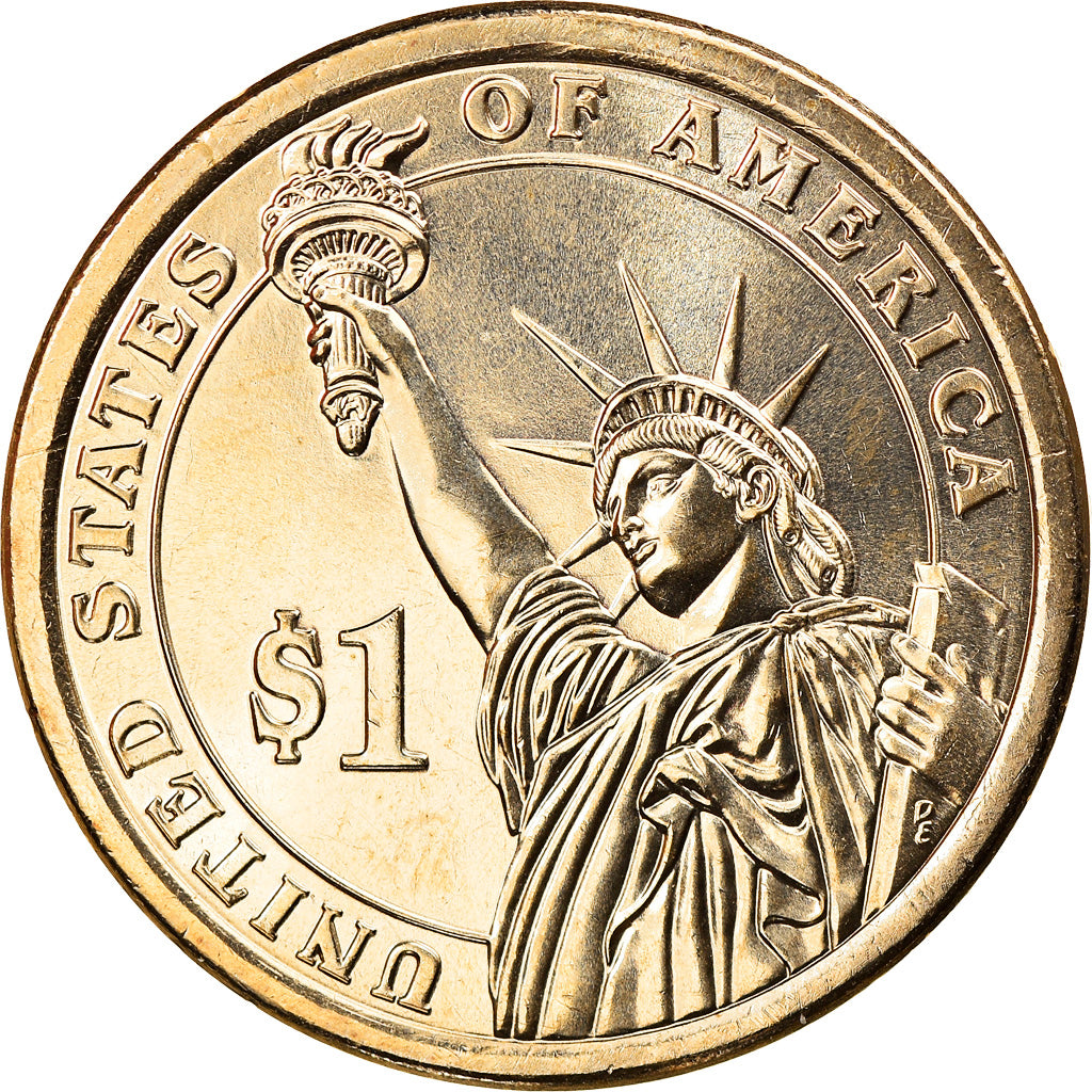 Coin, United States, George H. W. Bush, Dollar, 2020, Denver, MS(63), Brass