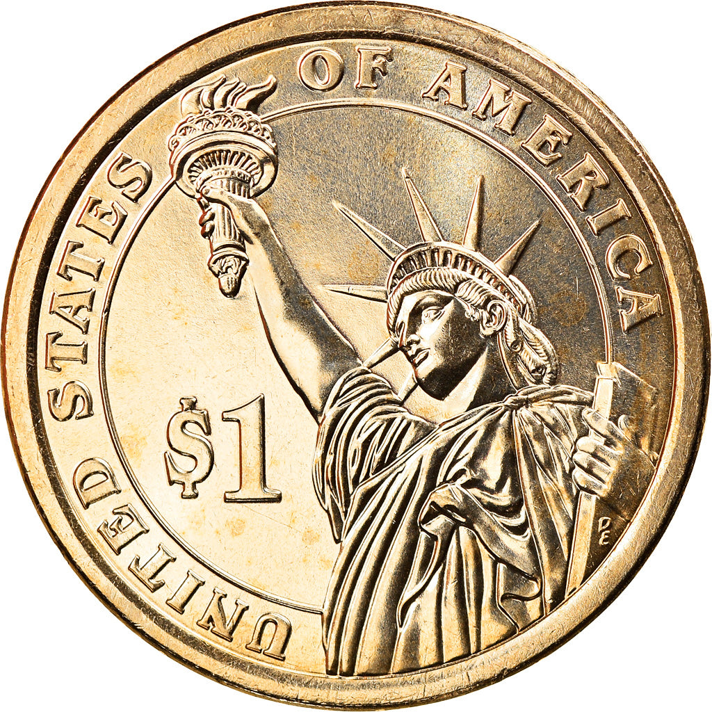Coin, United States, George H. W. Bush, Dollar, 2020, Denver, MS(63), Brass