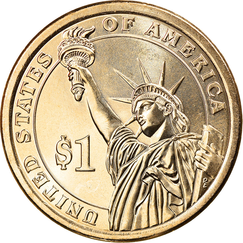 Coin, United States, George H. W. Bush, Dollar, 2020, Denver, MS(63), Brass