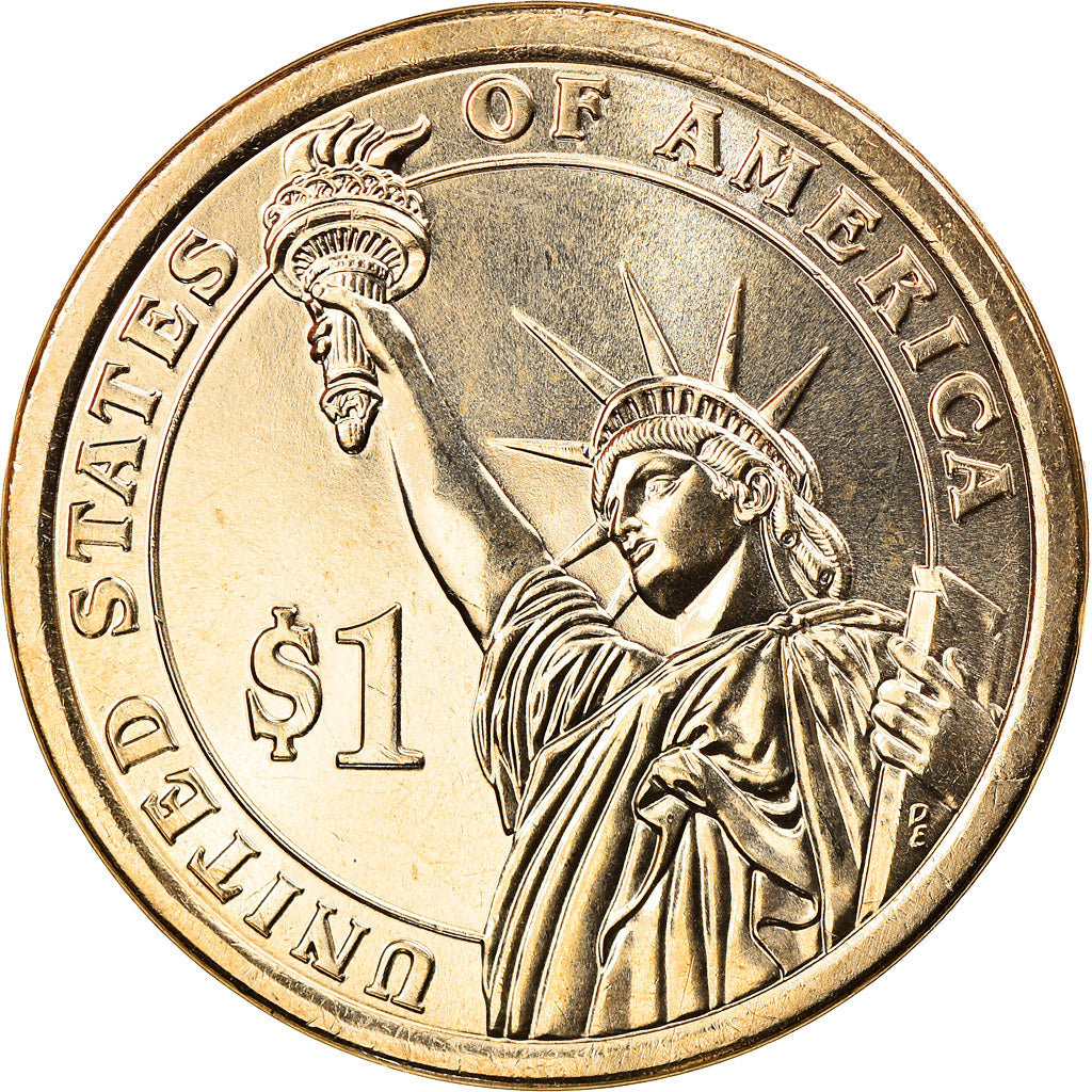 Coin, United States, George H. W. Bush, Dollar, 2020, Denver, MS(63), Brass