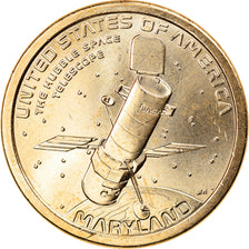 Monnaie, États-Unis, Maryland, Dollar, 2020, Philadelphie, SPL, Brass manganese