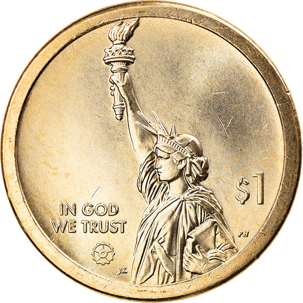 Monnaie, États-Unis, Maryland, Dollar, 2020, Philadelphie, SPL, Brass manganese