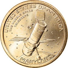 Monnaie, États-Unis, Maryland, Dollar, 2020, Philadelphie, SPL, Brass manganese