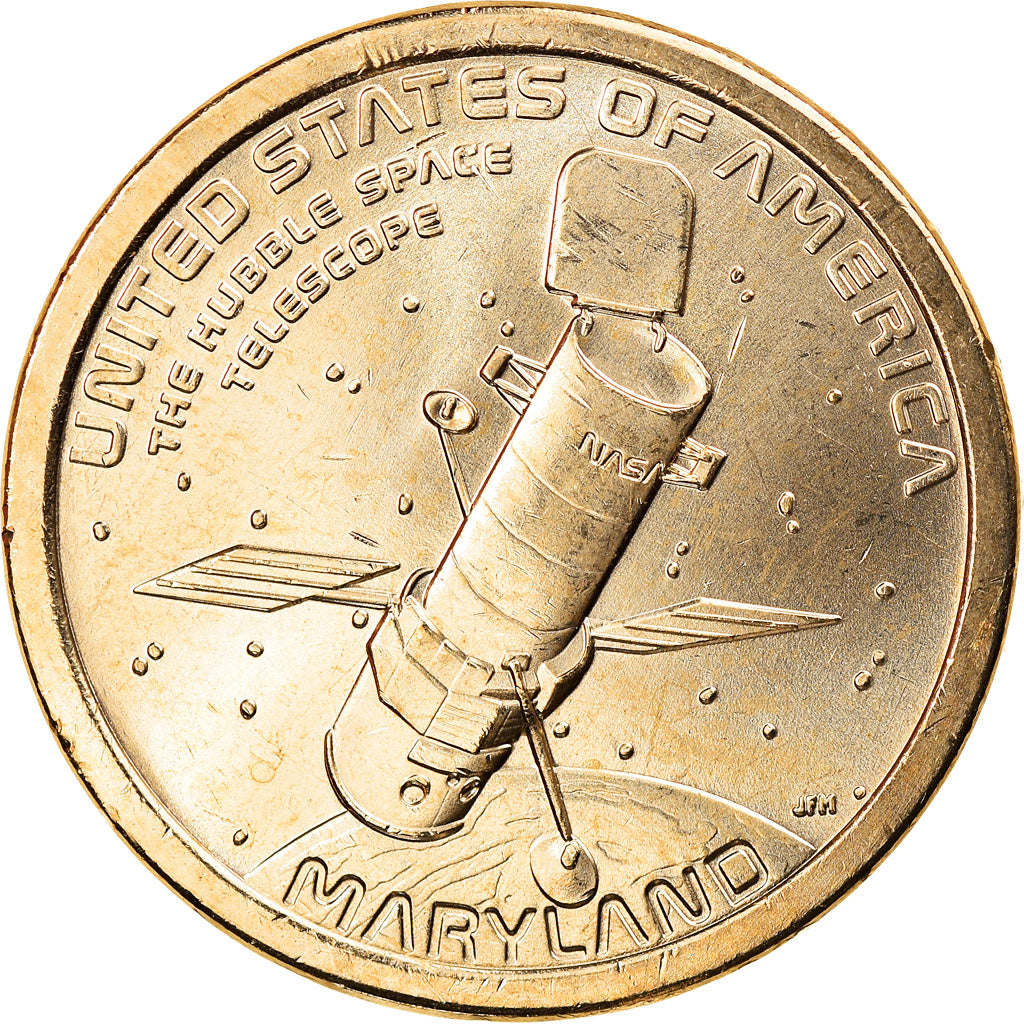 Monnaie, États-Unis, Maryland, Dollar, 2020, Philadelphie, SPL, Brass manganese