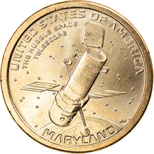 Monnaie, États-Unis, Maryland, Dollar, 2020, Philadelphie, SPL, Brass manganese