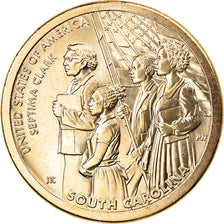 Coin, United States, South Carolina, Dollar, 2020, Philadelphia, MS(63), Brass