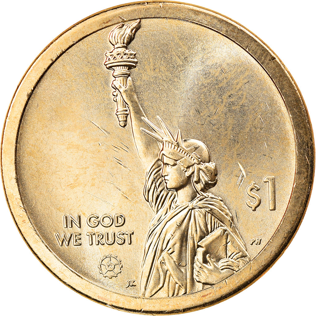 Monnaie, États-Unis, South Carolina, Dollar, 2020, Philadelphie, SPL, Brass