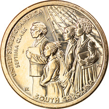 Coin, United States, South Carolina, Dollar, 2020, Denver, MS(63), Brass