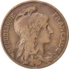 FRANCE, Dupuis, 10 Centimes, 1901, Paris, KM #843, VF(20-25), Bronze, 30,...