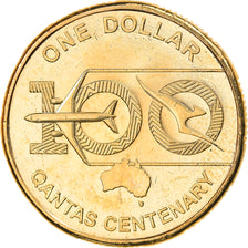 Coin, Australia, Qantas, Dollar, 2020, MS(63), Bronze-Aluminium