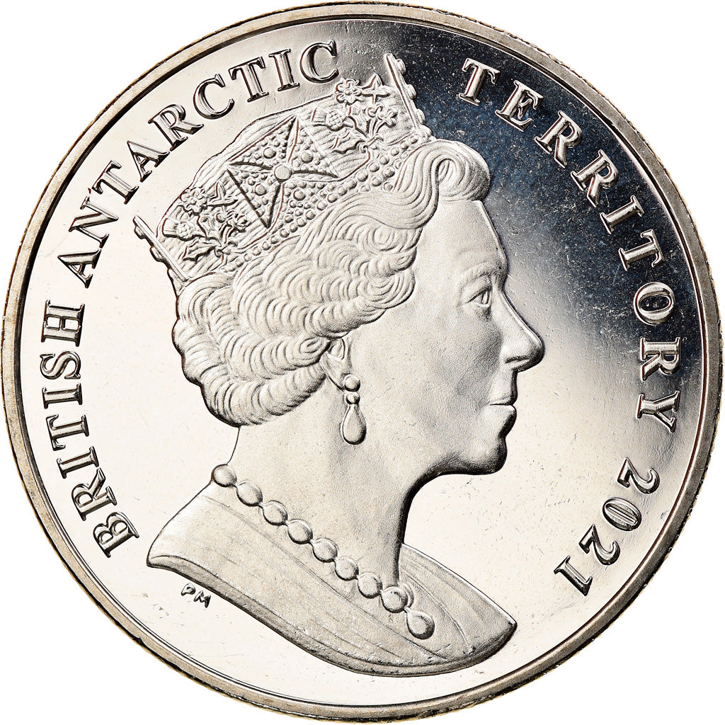 Coin, British Antarctic Territory, Plunder fish, 2 Pounds, 2021, MS(63)
