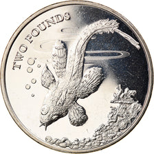 Moneda, British Antarctic Territory, Plunder fish, 2 Pounds, 2021, SC, Cobre -