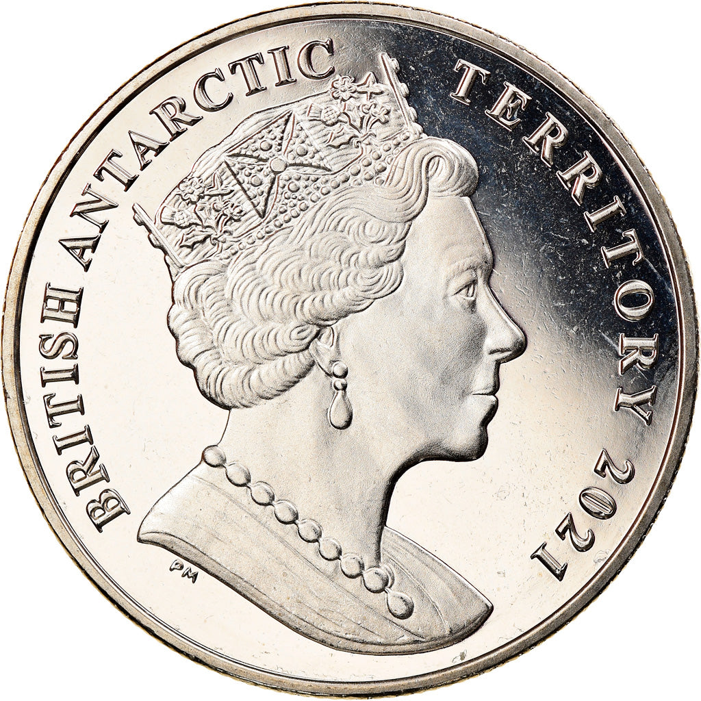 Coin, British Antarctic Territory, Plunder fish, 2 Pounds, 2021, MS(63)