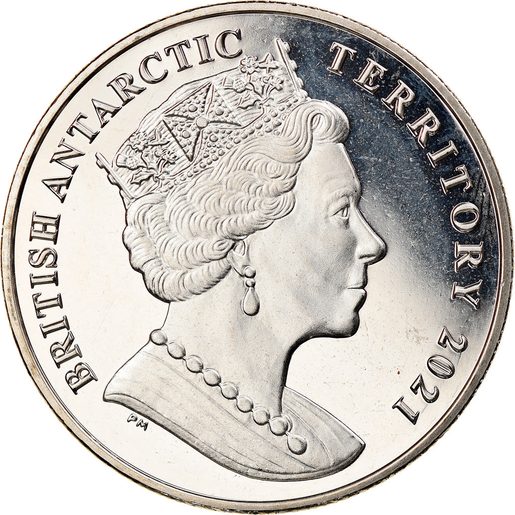 Coin, British Antarctic Territory, Plunder fish, 2 Pounds, 2021, MS(63)