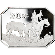 Coin, United States, Wyoming, 20 Dollars, 2020, MS(65-70), Silver Clad